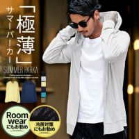 VICCI(ビッチ)カラーサマーニットダブルジップパーカー/全6色