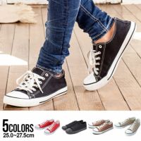 Bitter select(ビターセレクト)キャンバスレースアップローカットスニーカー/全5色