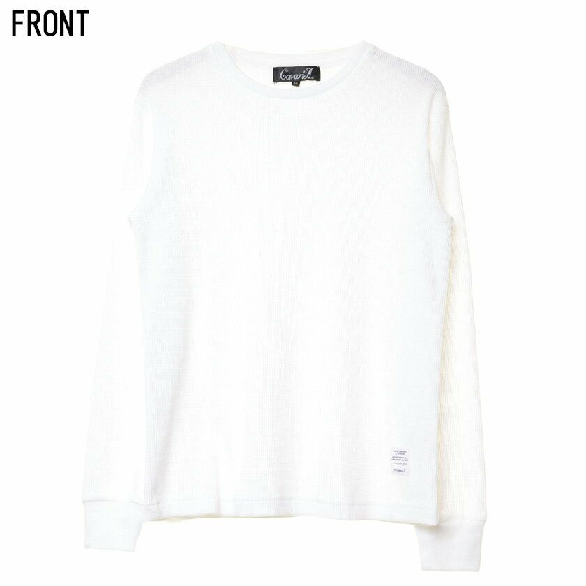 CavariA(キャバリア)3タイプからネックが選べるサーマル無地長袖T