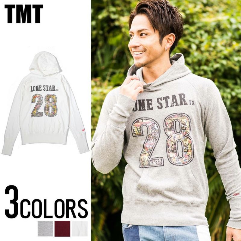 TMT(ティーエムティー)GAZE MINI FRENCH TERRY PULLOVER PARKA (LONE STAR)/全3色