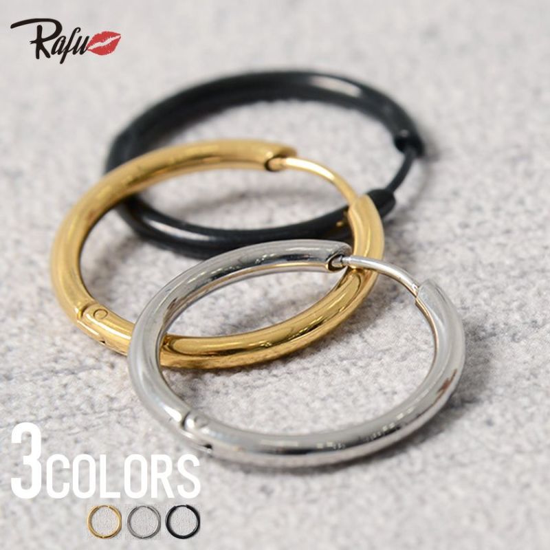 Rafu(ラフ)リングピアス/全3色