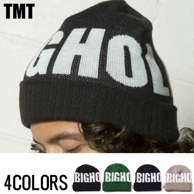 TMT(ティーエムティー)JACQUARD LOGO KNIT CAP(BIGHOHIDAY)/全4色