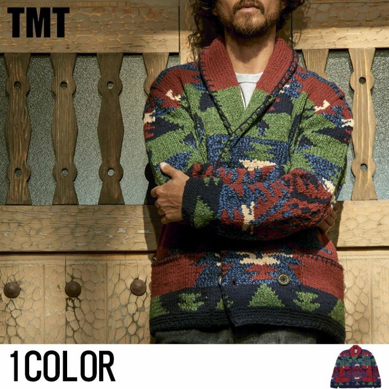 TMT(ティーエムティー)PERUVIAN HANDKNIT W-BRESTED CARDIGAN/全1色