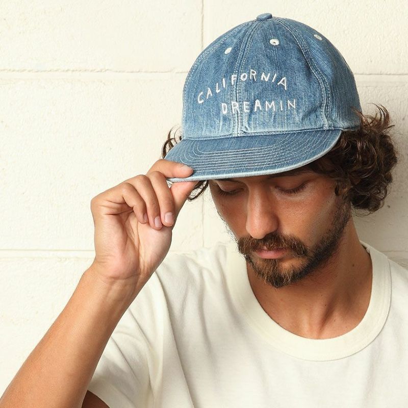 TMT(ティーエムティー)DENIM BASEBALL CAP(CALIFORNIA DREAMIN)/全2色