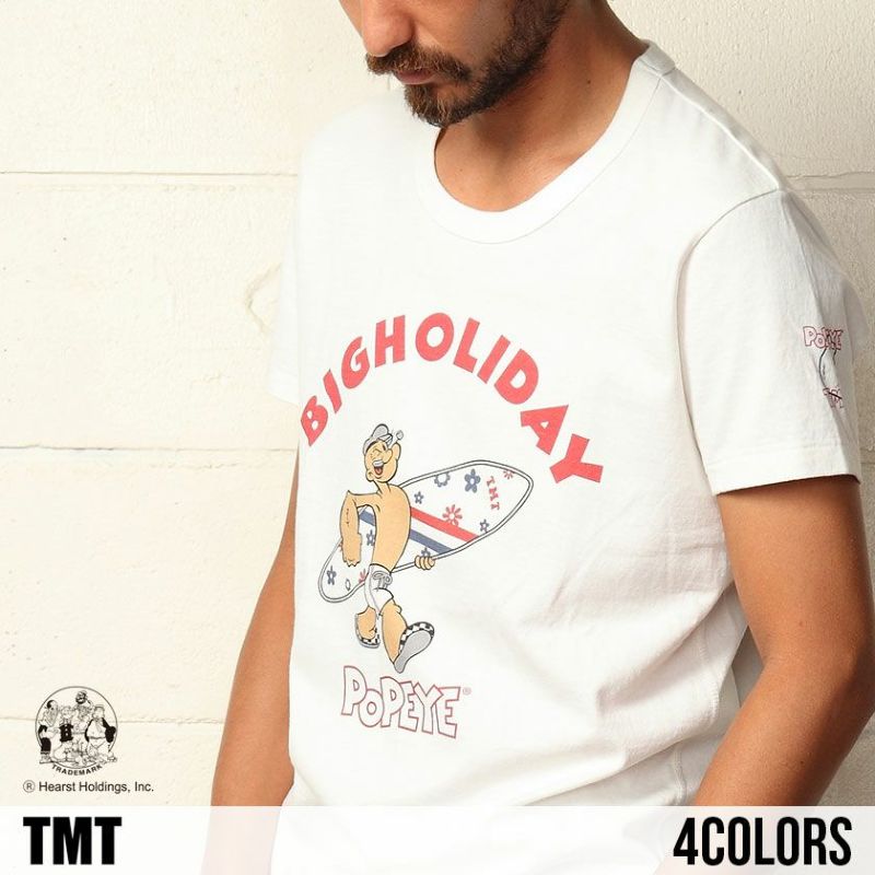 TMT(ティーエムティー)POPEYE×TMT S/SL 17/1 JERSEY(BIGHOLIDAY)/全4色