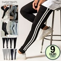 CavariA(キャバリア)裏毛リブスウェットパンツ/全9色