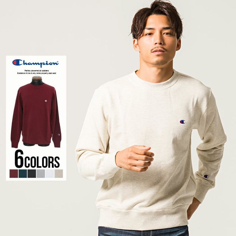 Champion(チャンピオン)Cロゴ刺繍スウェットシャツ/全6色