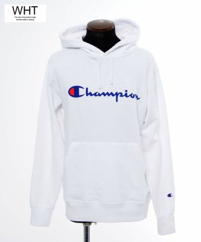 ポイント10倍】Champion(チャンピオン)Cネームプリント裏毛スウェットプルオーバーパーカー/全4色