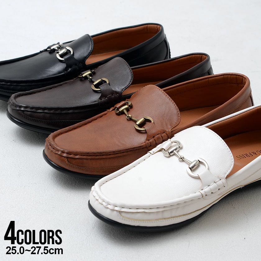  Bitter select(ビターセレクト)ビット付きドライビングシューズ/全4色