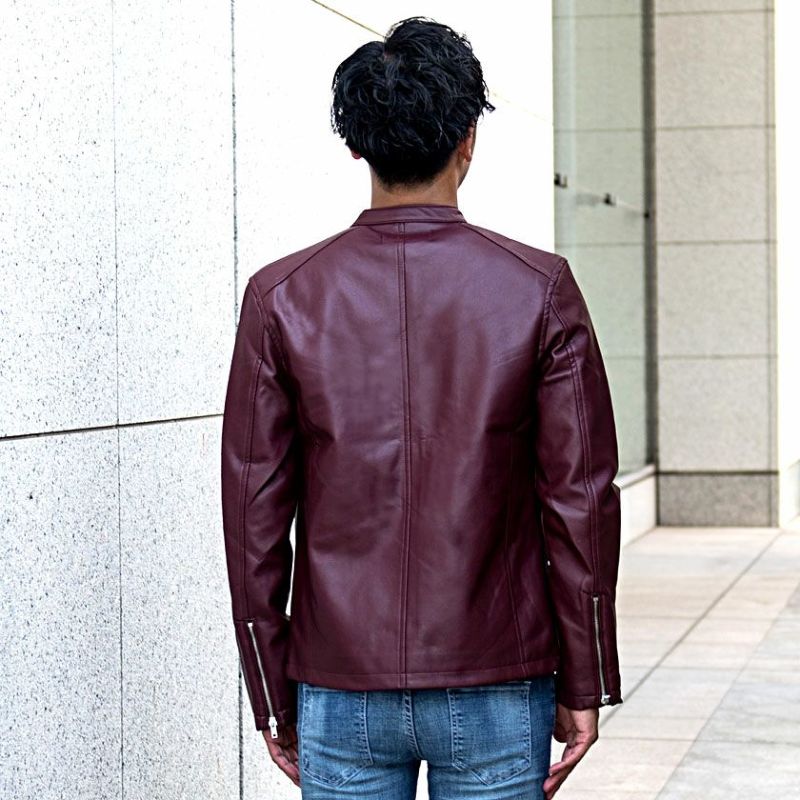 VICCI(ビッチ)PUレザーシングルライダースジャケット/全4色 VICCI(ビッチ)PUレザーシングルライダースジャケット/全4色