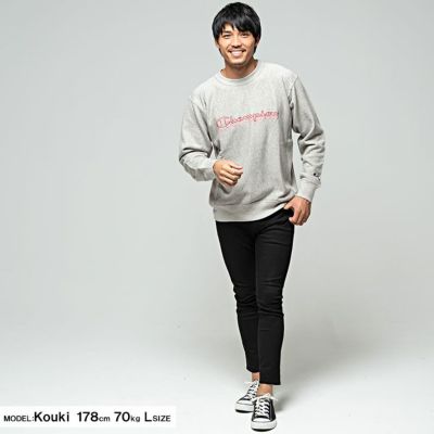 Champion(チャンピオン)ロゴ刺繍入りトレーナー/全3色