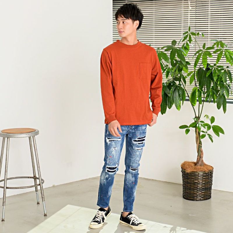 Goodwear(グッドウェア)USAコットンポケット付きビッグシルエット