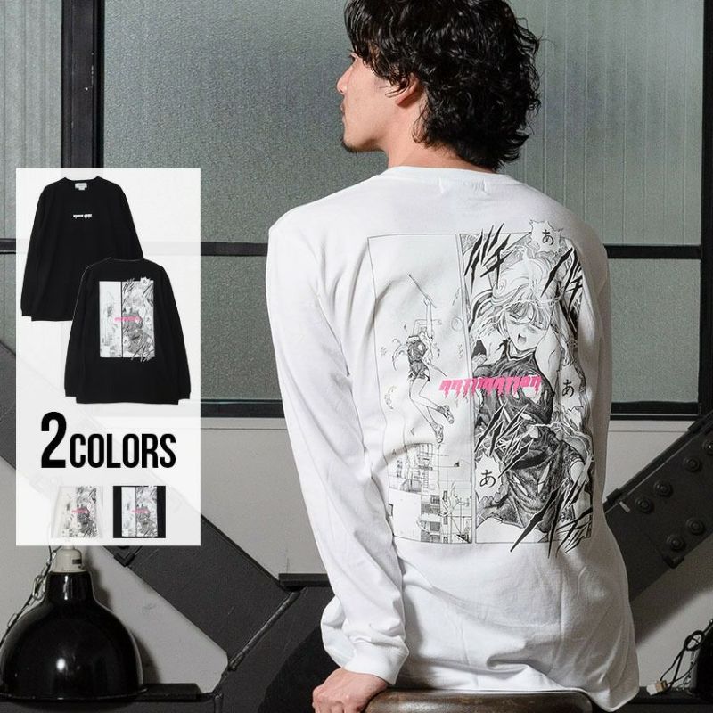 PROJECT SR'ERS×電影少女(プロジェクトエスアールエス×電影少女)THUNDER ACTION LS TEE/全2色