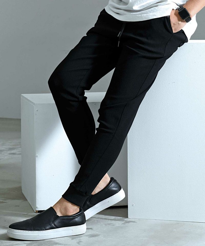 CavariA(キャバリア)接触冷感ストレッチジョガーパンツ/全4色