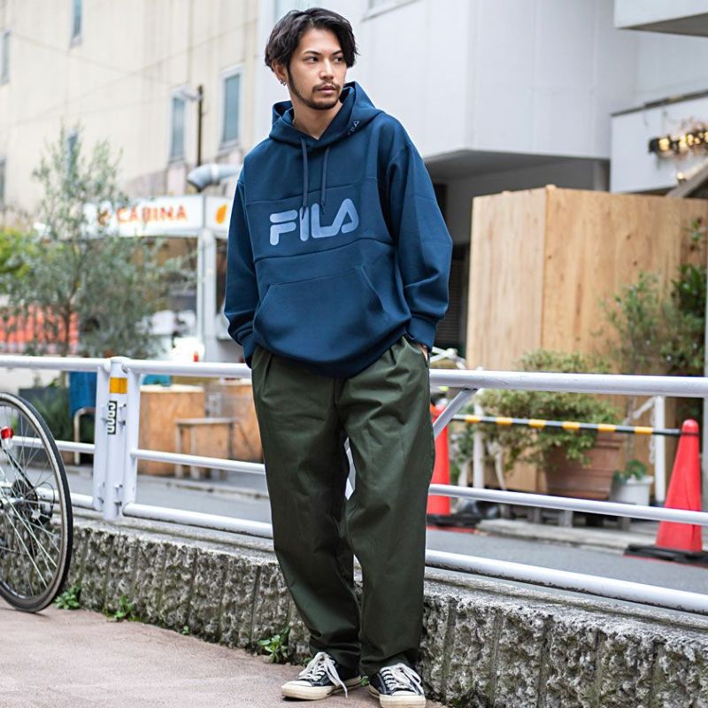 フィラパーカー FILA フィラ パーカー メンズ フーディー プルオーバー プル