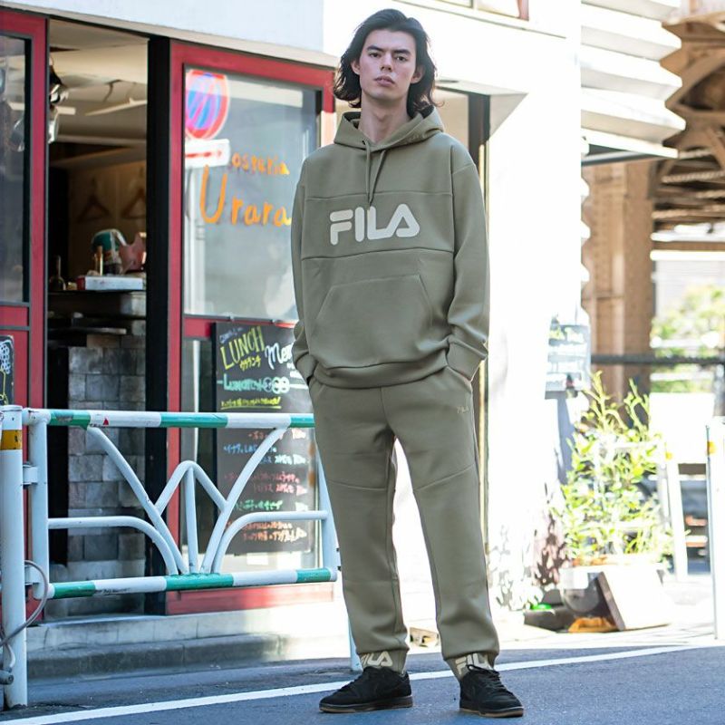 FILA フィラ カーゴパンツ 同サイズ2色組 チェック柄裏メッシュズボン