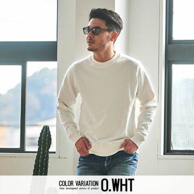 Goodwear(グッドウェア)USAコットンクルーネック長袖裏毛