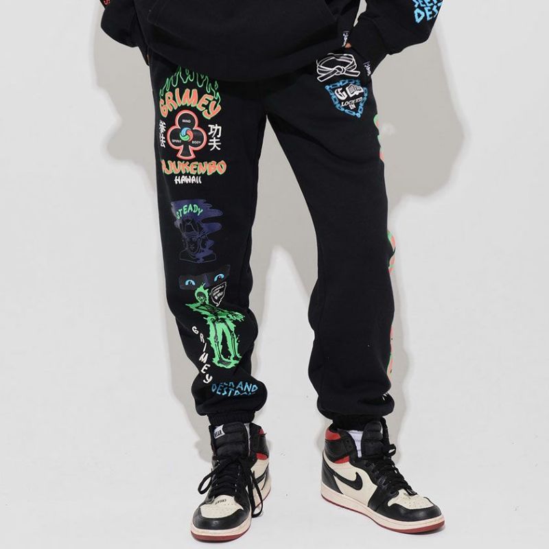 GRIMEY(グライミー)DESTROY ALL FEAR SWEATPANTS/全2色