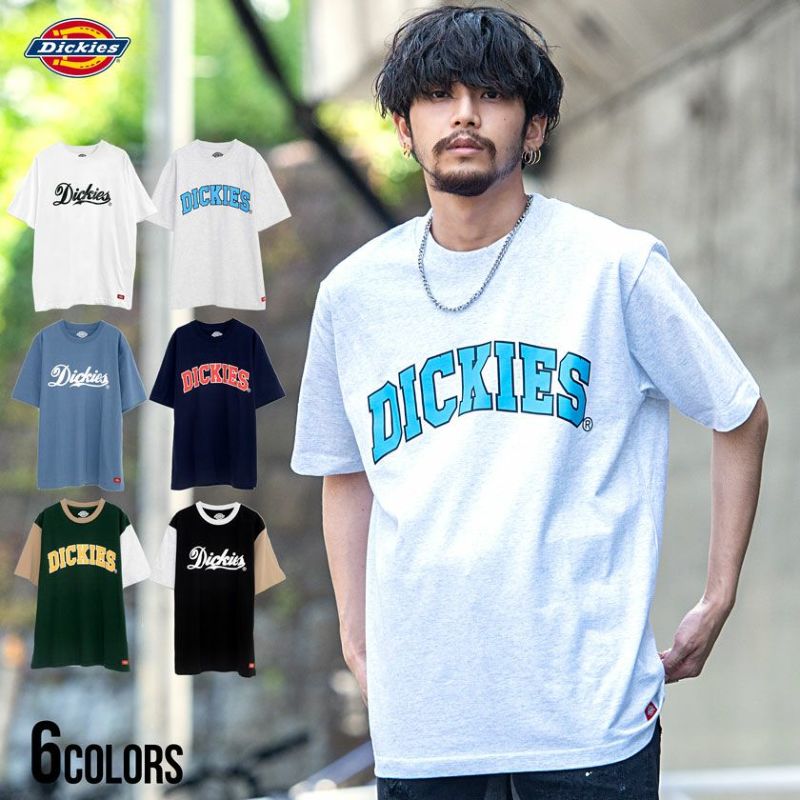 Dickies(ディッキーズ)ロゴプリントクルーネック半袖ビッグTシャツ/全6色