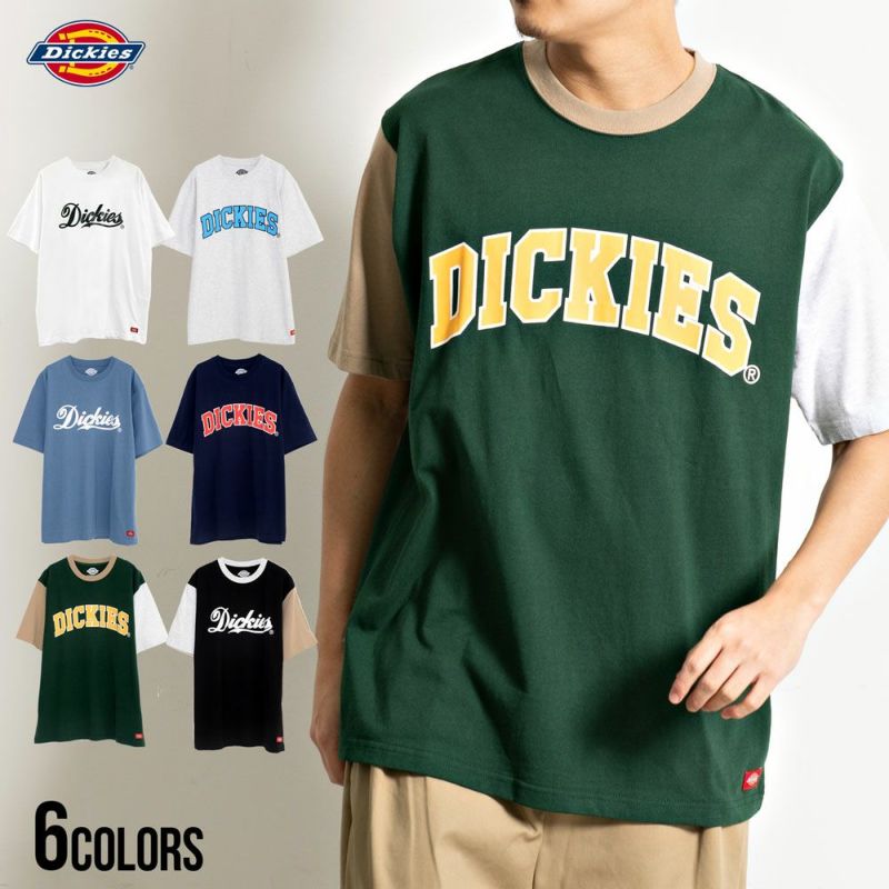 Dickies(ディッキーズ)ロゴプリントクルーネック半袖ビッグTシャツ/全6色