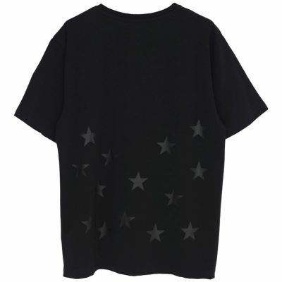 C.V.R.A(シーブイアールエー)刺繍ロゴスターグラデーション半袖Tシャツ