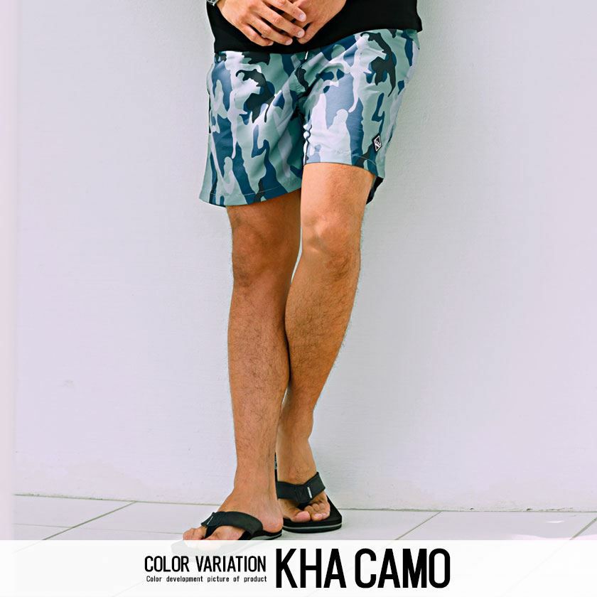 C.V.R.A(シーブイアールエー)総柄水陸両用ショーツ/全5色