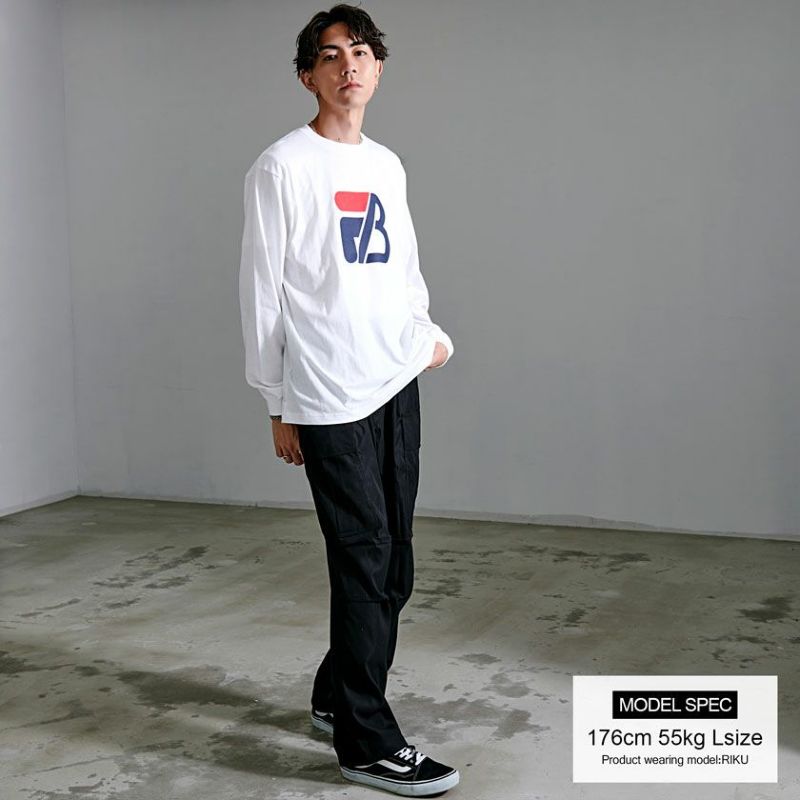 FILA×BE:FIRST(フィラ×ビーファースト)L/S TEE/全3色