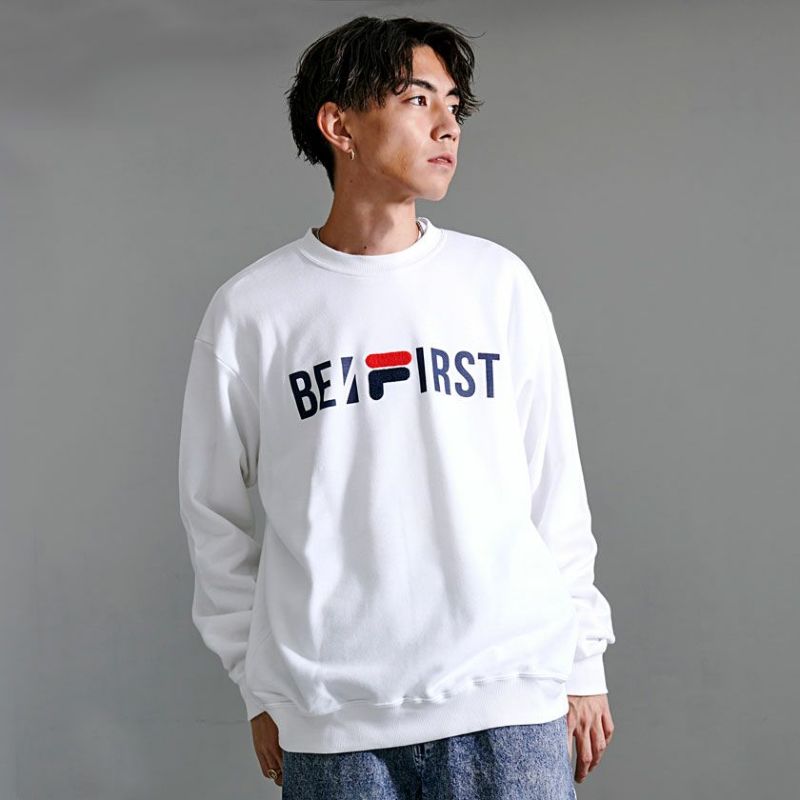 FILA×BE:FIRST(フィラ×ビーファースト)Crew Neck SWT/全3色