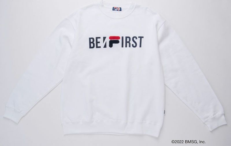 FILA×BE:FIRST(フィラ×ビーファースト)Crew Neck SWT/全3色