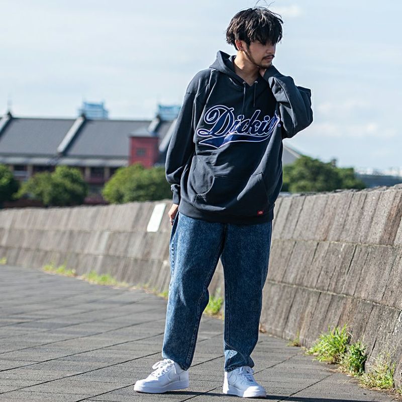 Dickies(ディッキーズ)カレッジロゴ裏毛プルパーカー/全8色