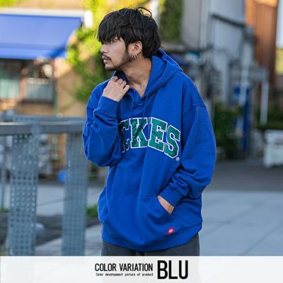 Dickies(ディッキーズ)カレッジロゴ裏毛プルパーカー/全8色