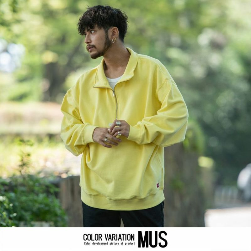 Dickies(ディッキーズ)裏毛ハーフジップトレーナー/全7色