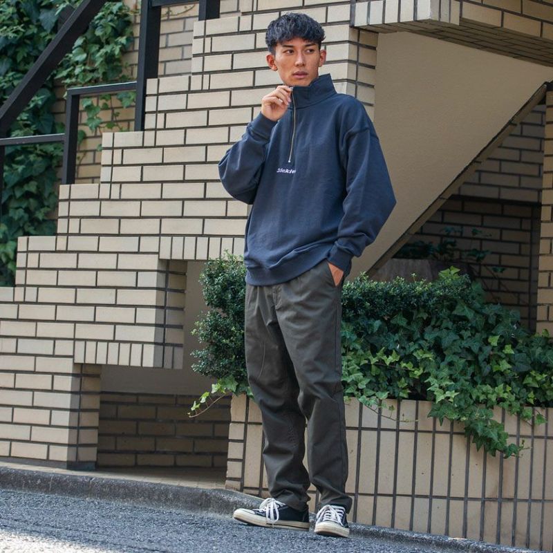 Dickies(ディッキーズ)裏毛ハーフジップトレーナー/全7色