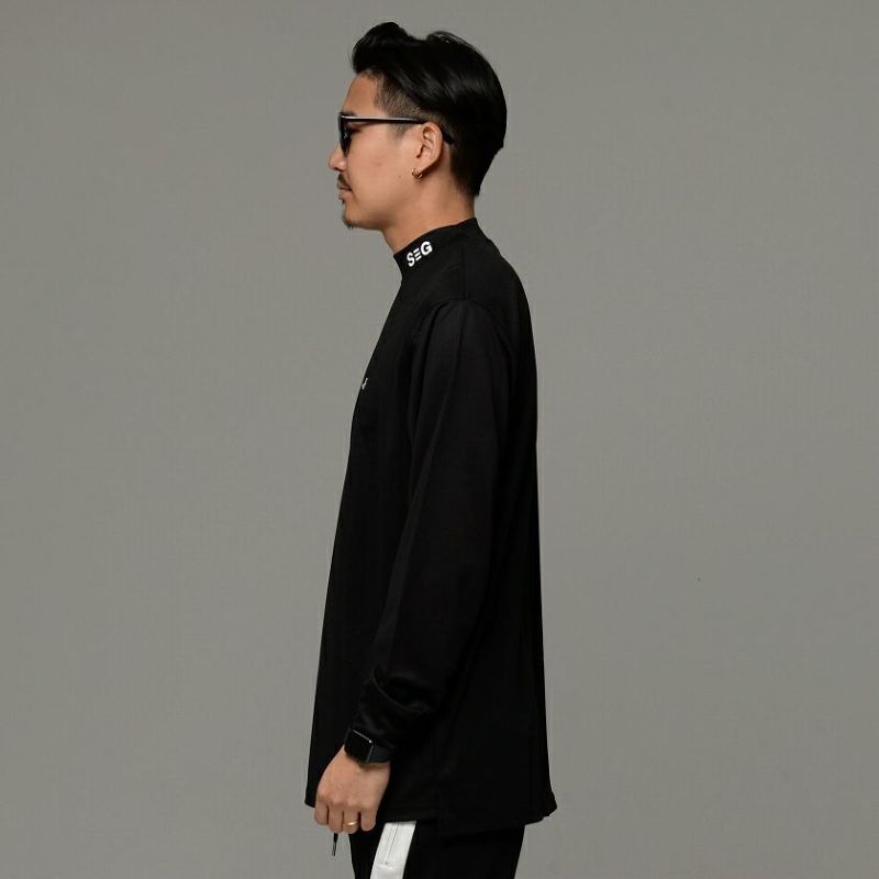 ローカルゴルフ モックネックシャツ ビッグロゴ 長袖 シャツ L/XL 黒 美品 楽天市場】【送料無料】Tシャツ メンズ ロンT ブランド 大人