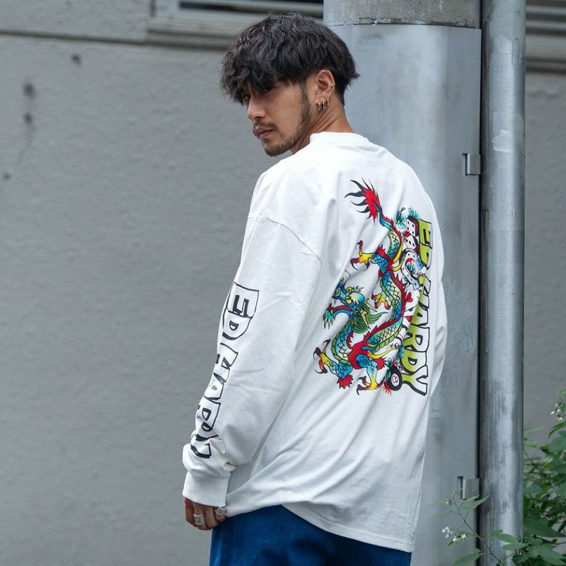 ED HARDY(エドハーディー)プリント長袖Tシャツ2タイプ/全6色