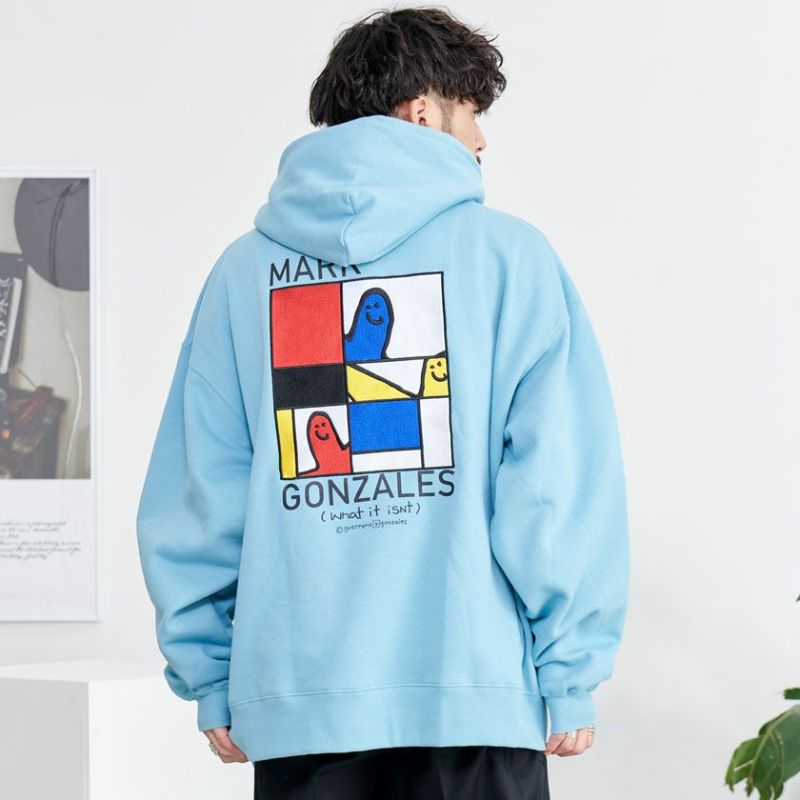 MARK GONZALES(マークゴンザレス)裏起毛BIGパーカー/全4色