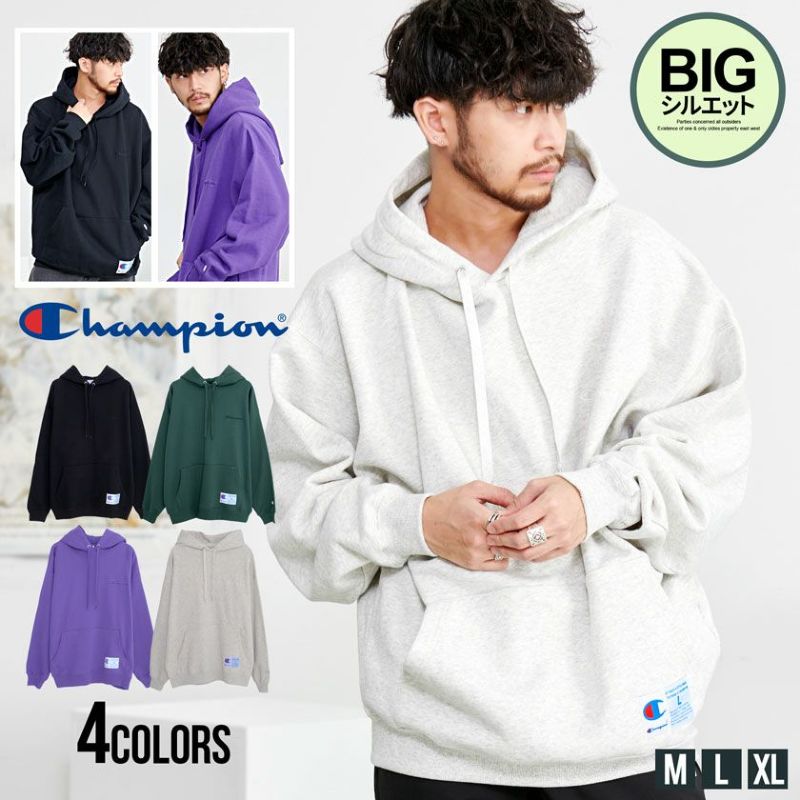 Champion(チャンピオン)HOODED SWEATSHIRT/全4色