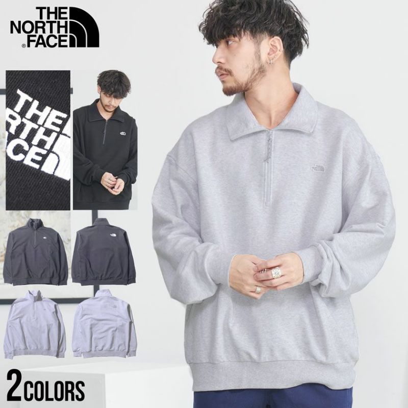 THE NORTH FACE(ザノースフェイス)HALF ZIP UP SWEATSHIRTS/全2色