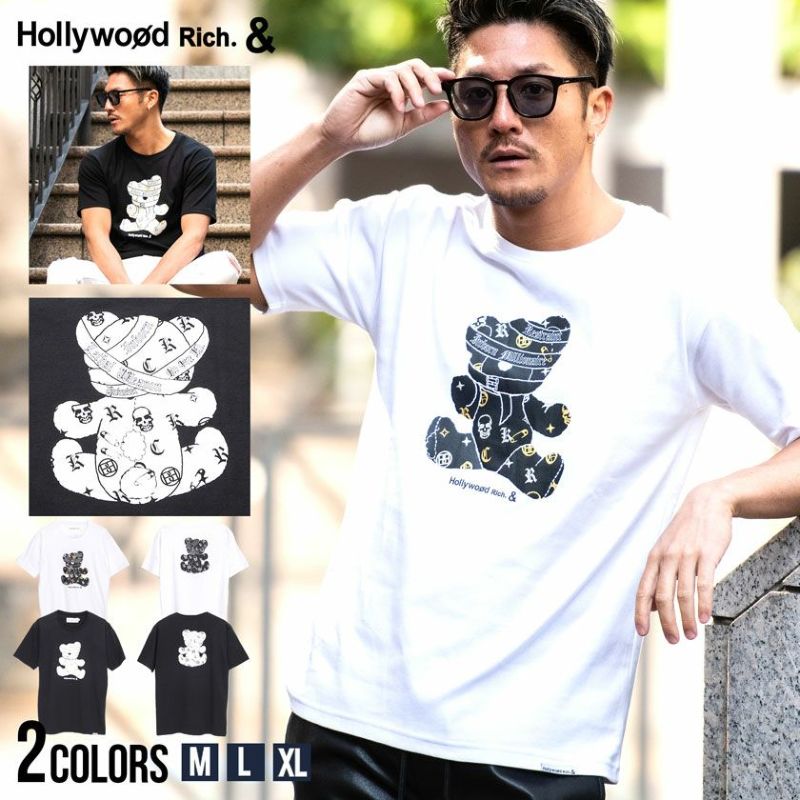 Hollywood rich.&(ハリウッドリッチ)スムスパンクベア半袖TEE/全2色