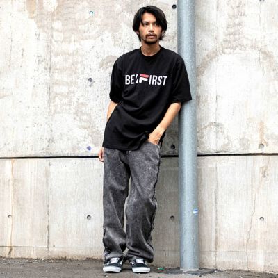 FILA×BE:FIRST(フィラ×ビーファースト)フロントロゴSS TEE/全4色