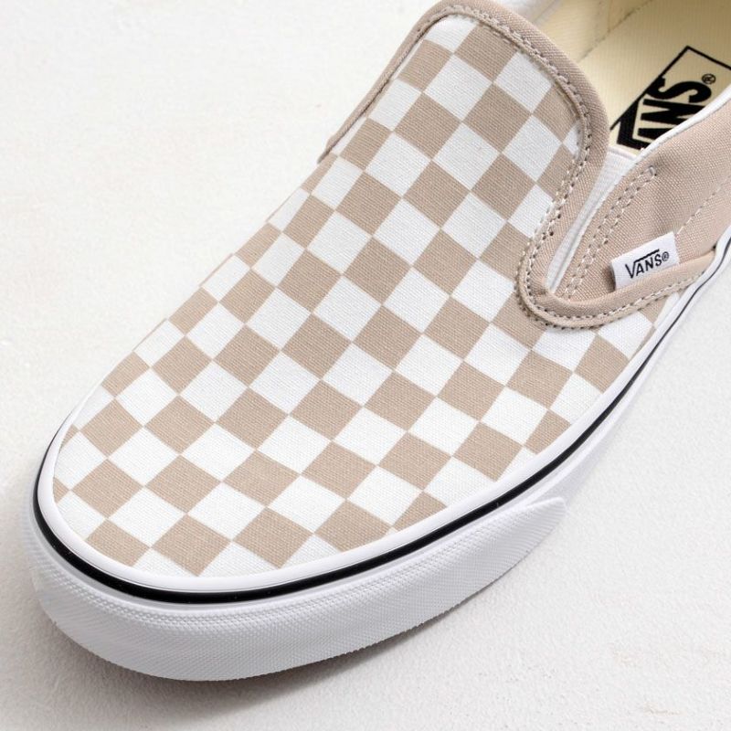 VANS(バンズ)Classic Slip-On COLOR THEORY CHECKERBOARD FRENCH OAK/全1色