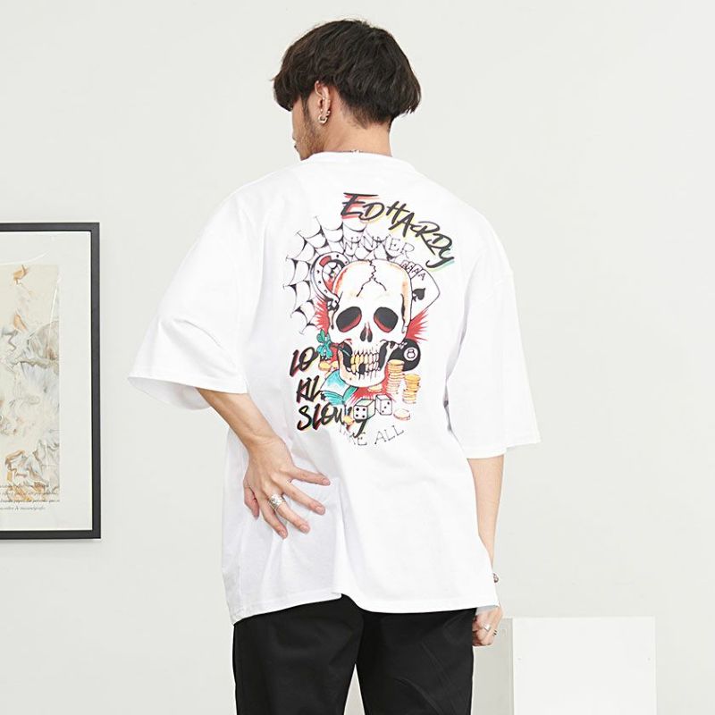 ED HARDY(エドハーディー)SKULL Tシャツ/全3色