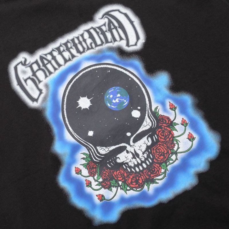 Grateful Dead(グレイトフルデッド)スペーススカルプリントTシャツ/全2色