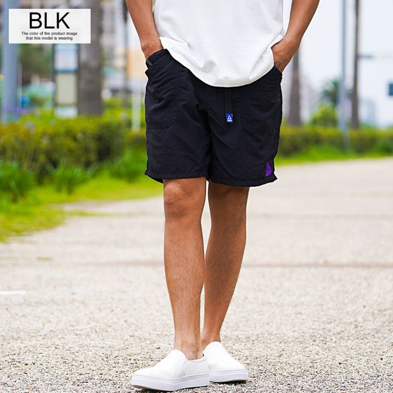 高密度 ハイストレッチナイロン 切替ショートパンツ　サイズ52 高密度 ハイストレッチナイロン 切替ショートパンツ サイズ52