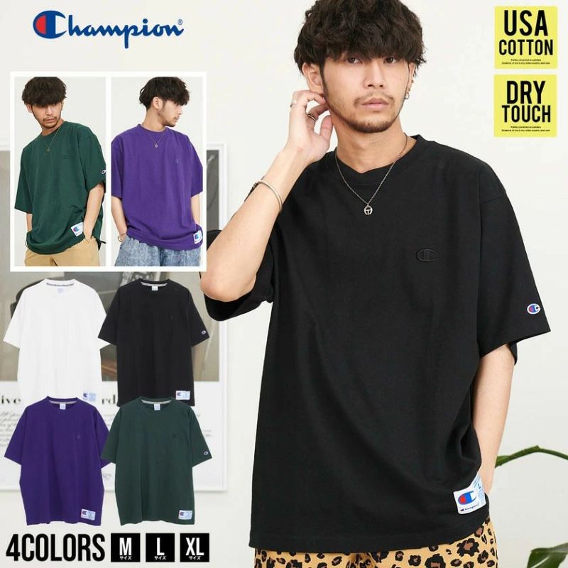 Champion(チャンピオン)裾ジョックタグショートスリーブTシャツ/全4色