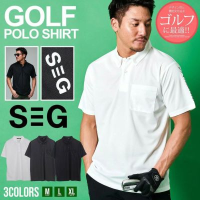 SHI-JYOMAN GOLF(シジョマン)首プリント半袖モックネックTEE/全3色
