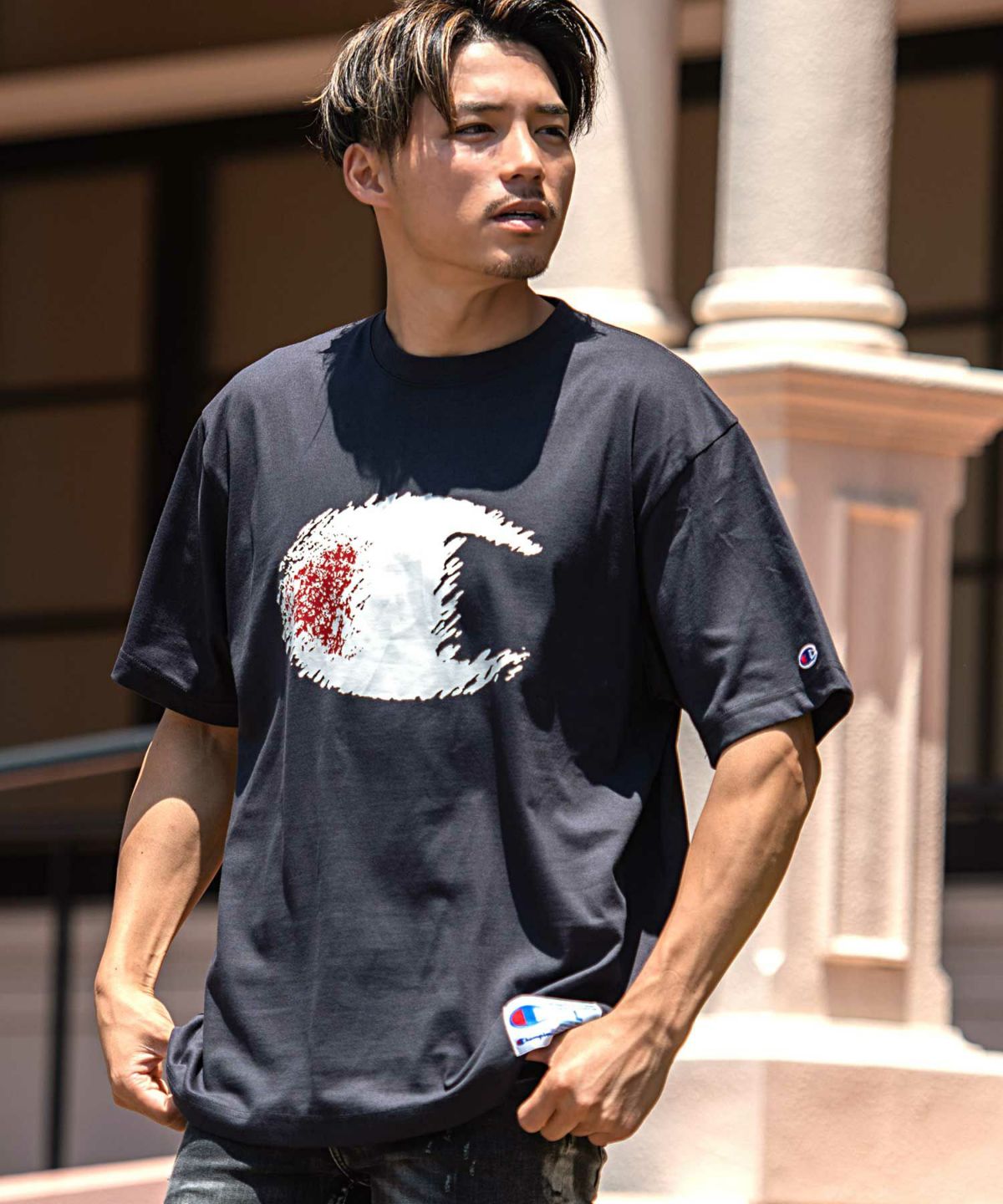 Champion(チャンピオン)SHORT SLEEVE 胸ロゴT-SHIRT/全2色