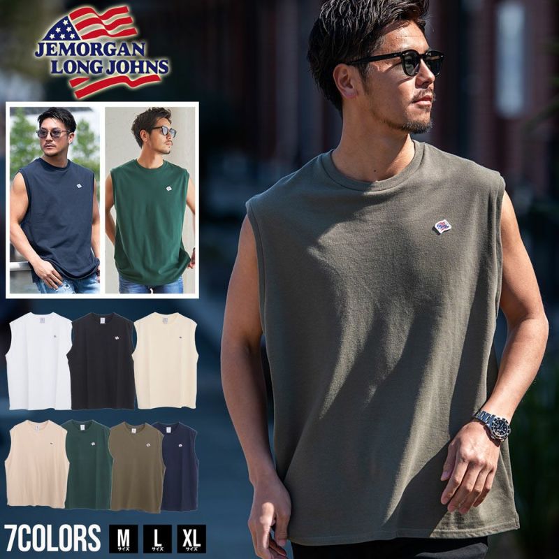JEMORGAN LONG JOHNS(ジェーイーモーガンロングジョーンズ)T/Cカノコノースリーブ/全7色