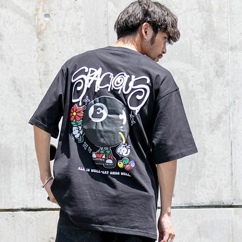 CavariA(キャバリア)ビリヤードグラフィック発泡TEE/全4色