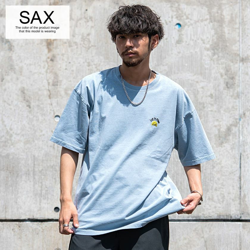 CavariA(キャバリア)ピグメント刺繍TEE/全3色